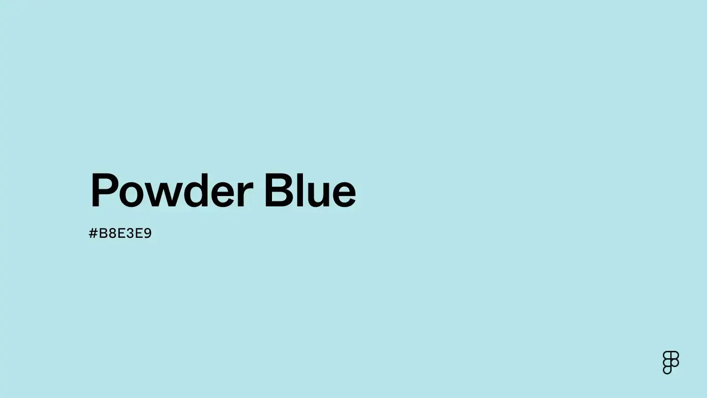 Powder blue, пример 1