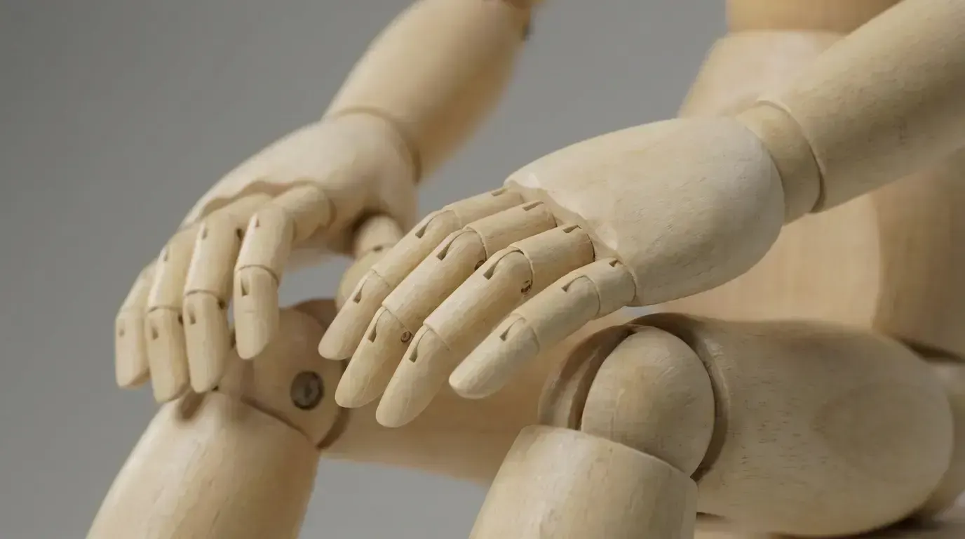 hands in lap, пример 1