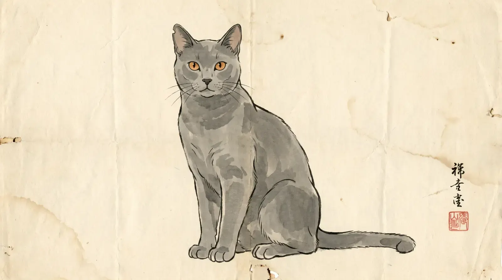 Woodblock print, пример 1