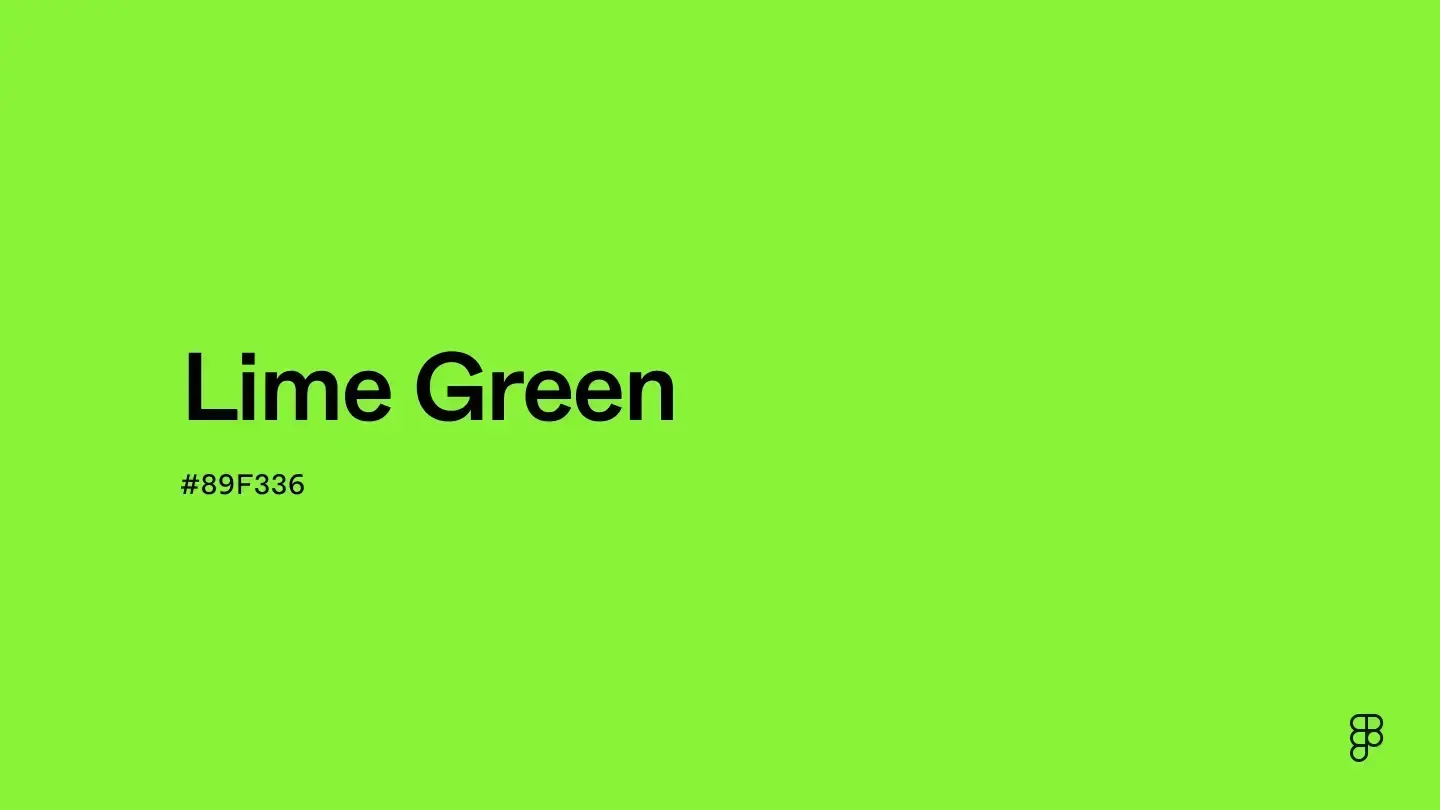 Lime green, пример 1