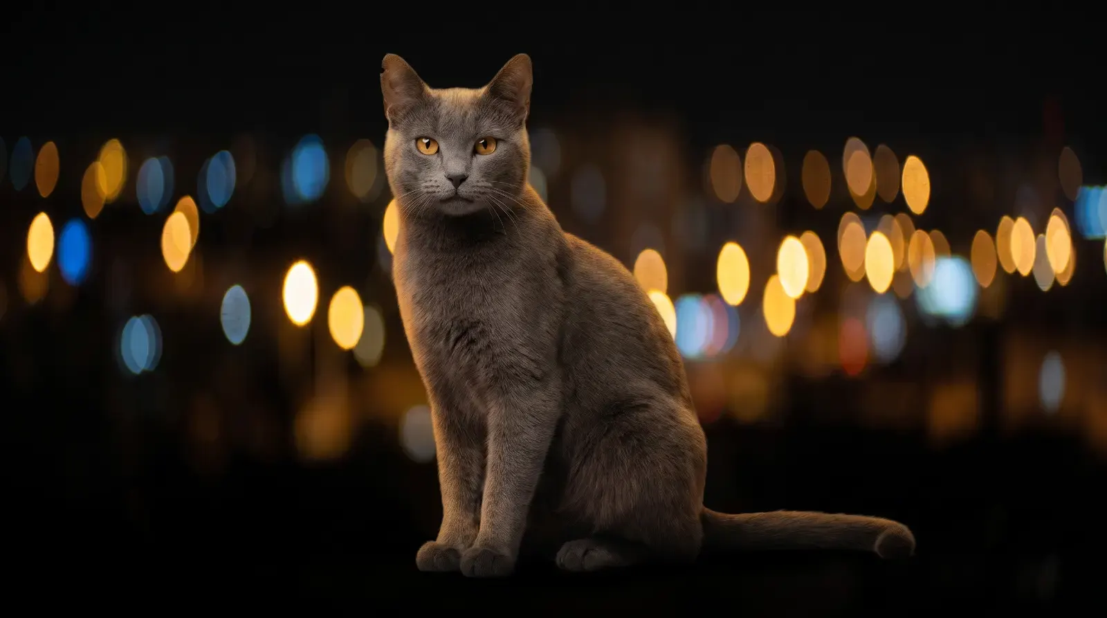 Anamorphic bokeh, пример 1
