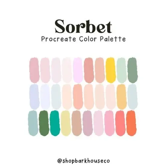 Sorbet colors, пример 5