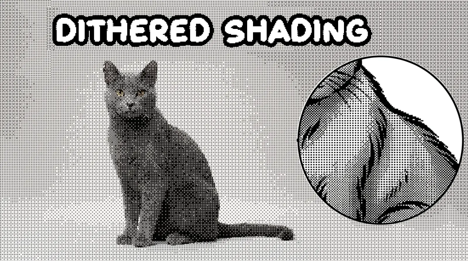 Dithered shading, пример 1