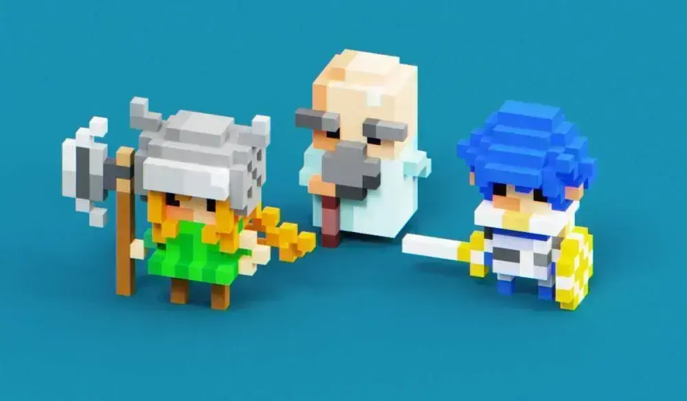Voxel Art, пример 2