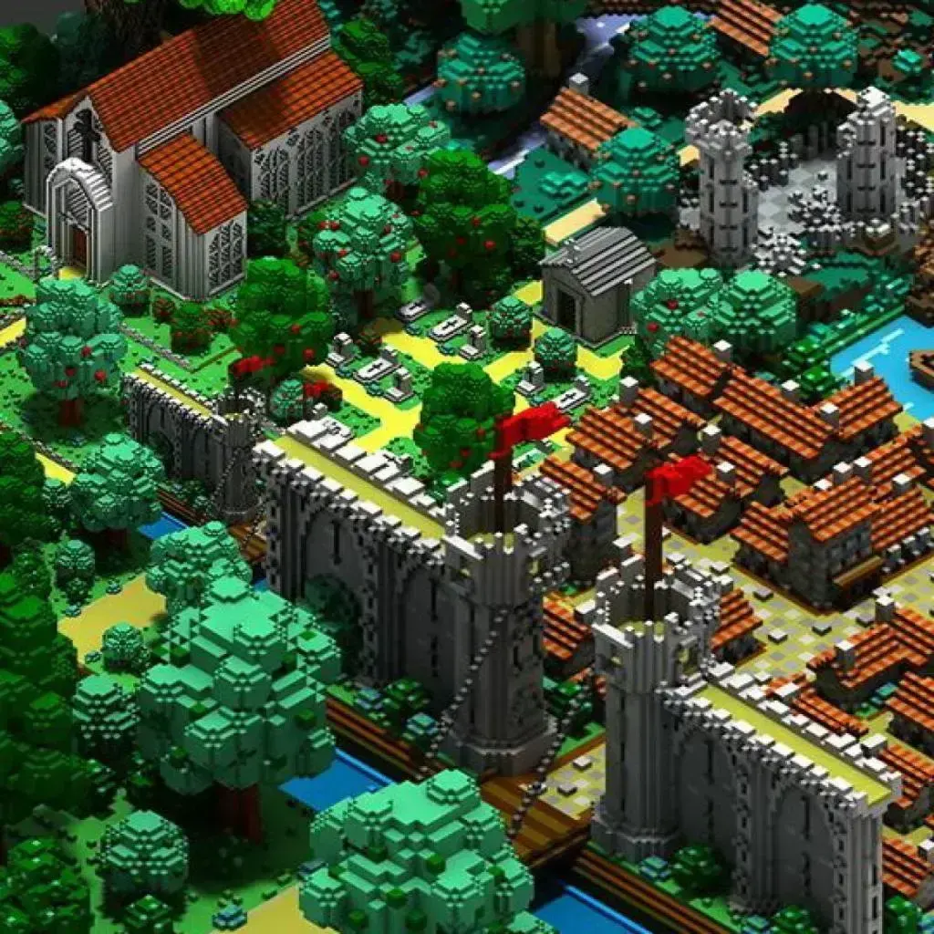 Voxel Art, пример 4
