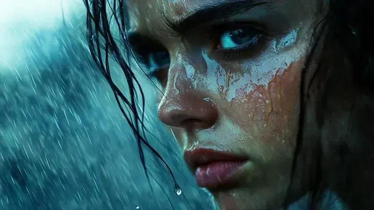 Rain streaks, пример 3