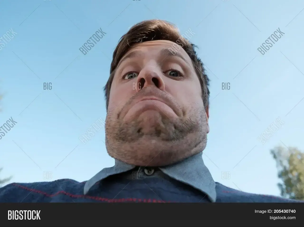 Underchin view, пример 2