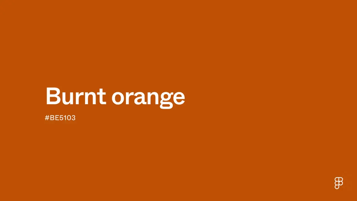 Burnt orange, пример 1