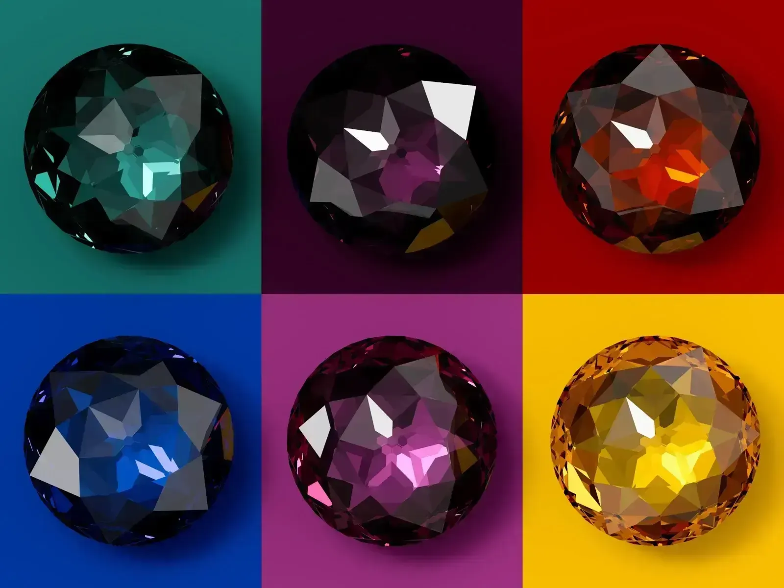 Jewel colors, пример 2