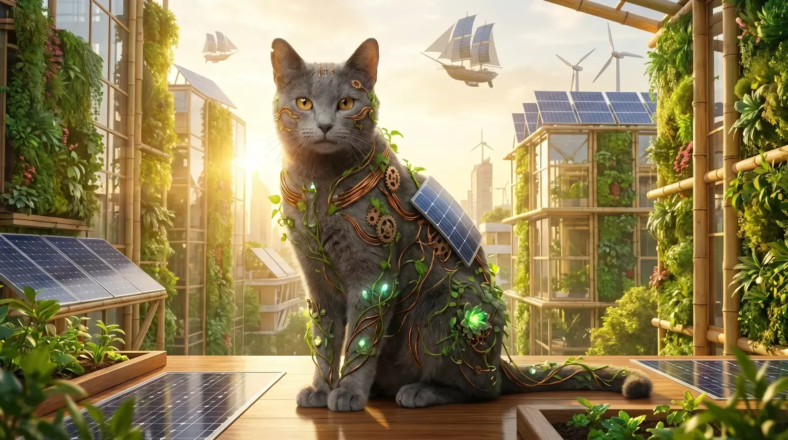 Solarpunk, пример 1
