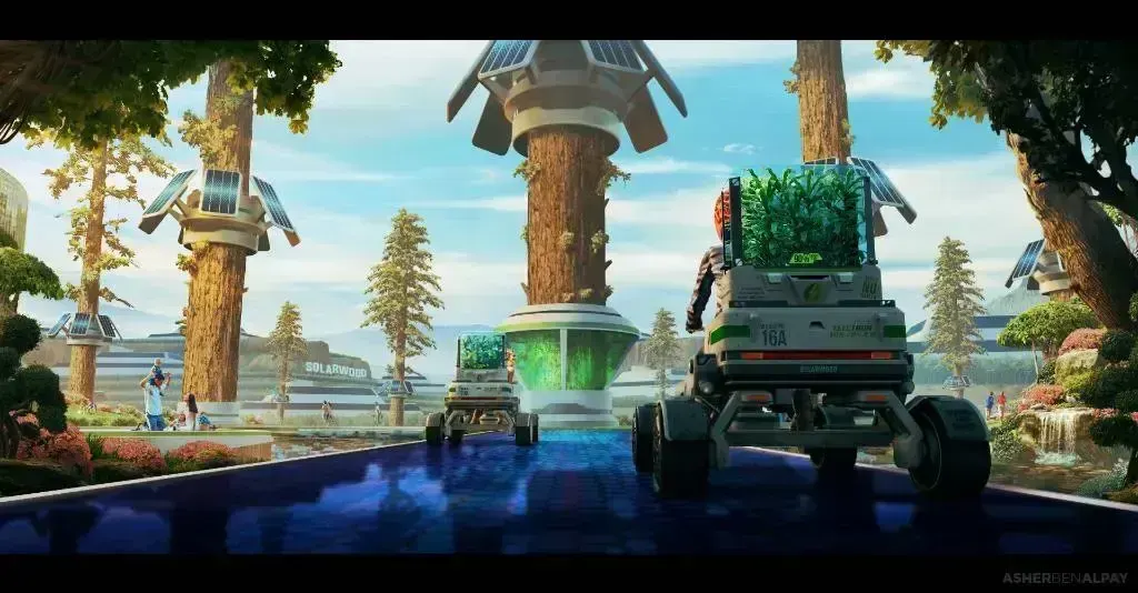 Solarpunk, пример 2