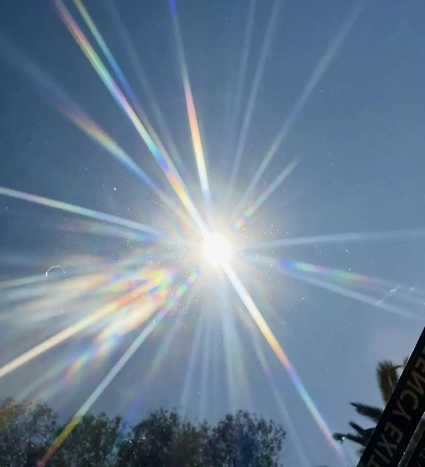 Sunstar flares, пример 3