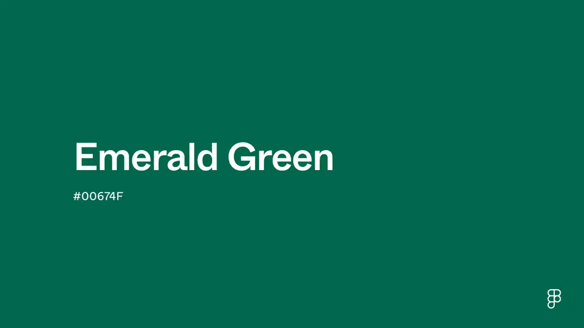 Emerald green, пример 1