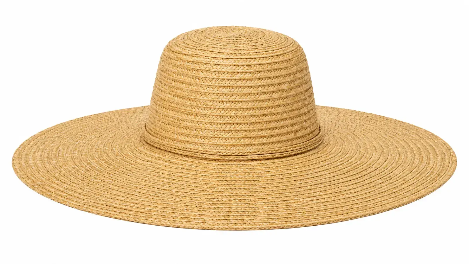 wide-brim straw hat, пример 1
