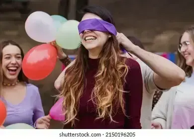party blindfold, пример 2