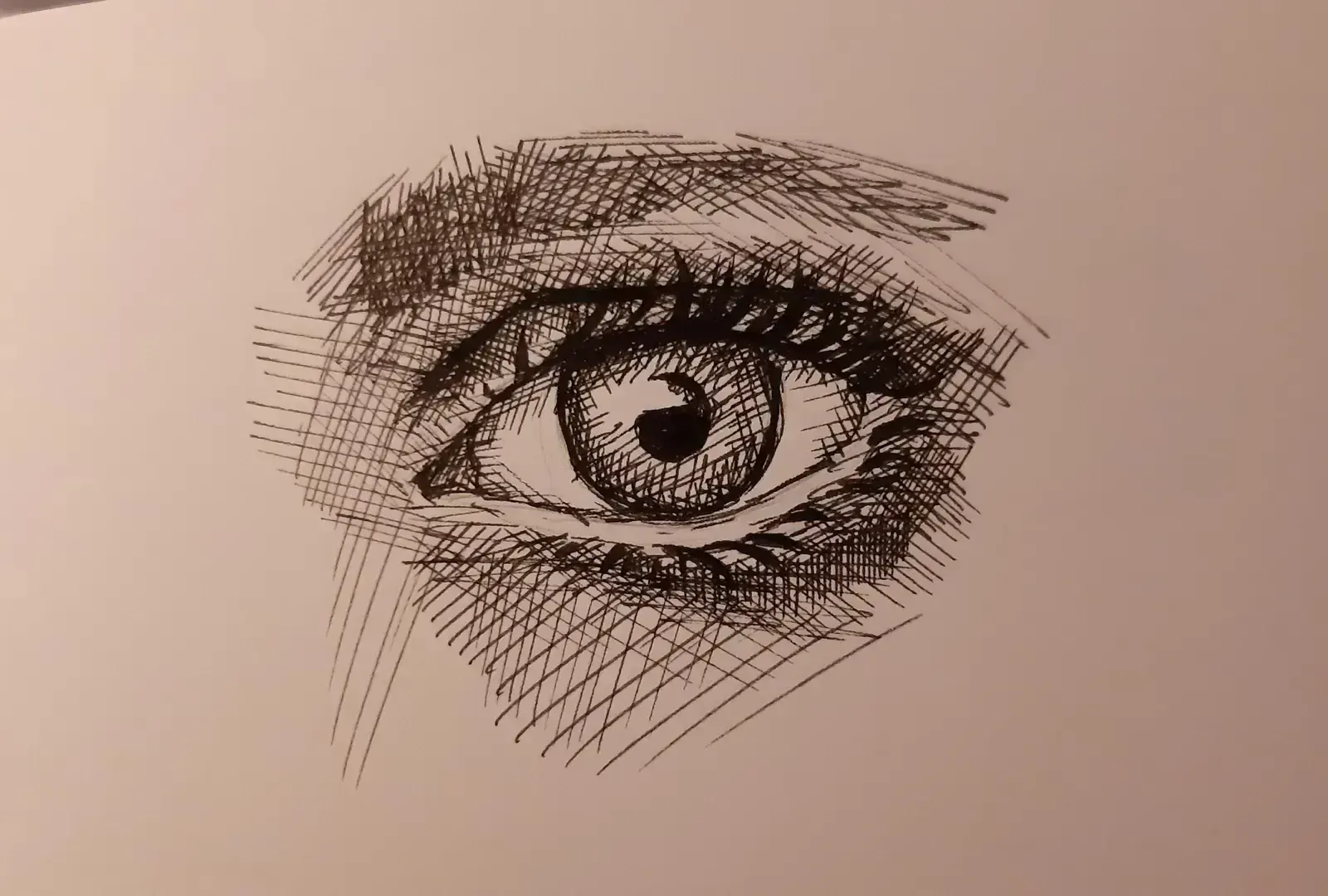 Cross-hatching, пример 3