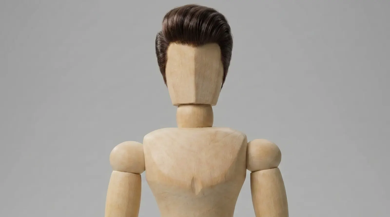 pompadour hair, пример 1