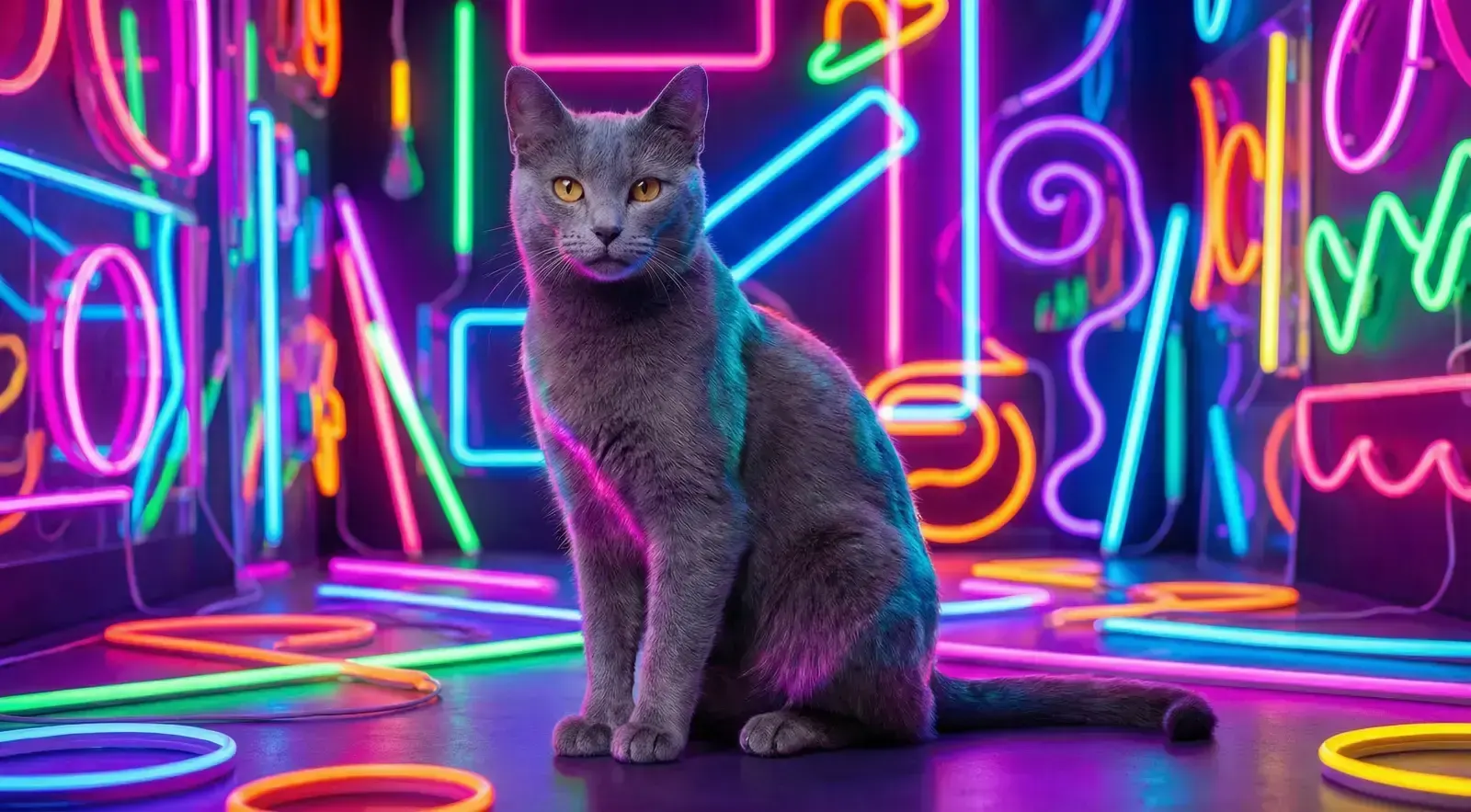 Neon colors, пример 1