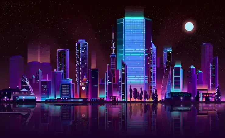 Neon colors, пример 2