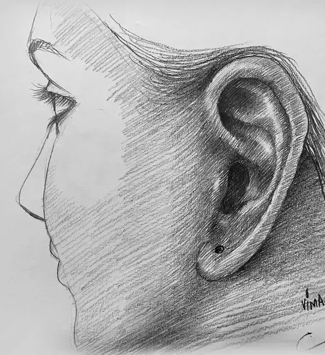 Parallel hatching, пример 3