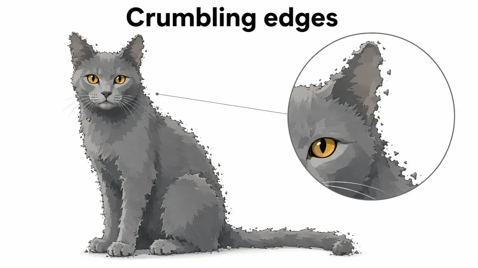 crumbling edges, пример 1