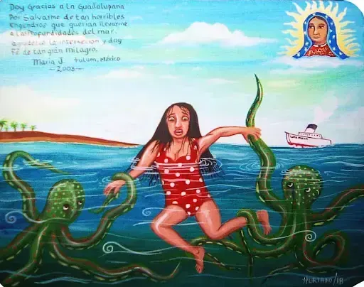 Mexican ex-voto, пример 2