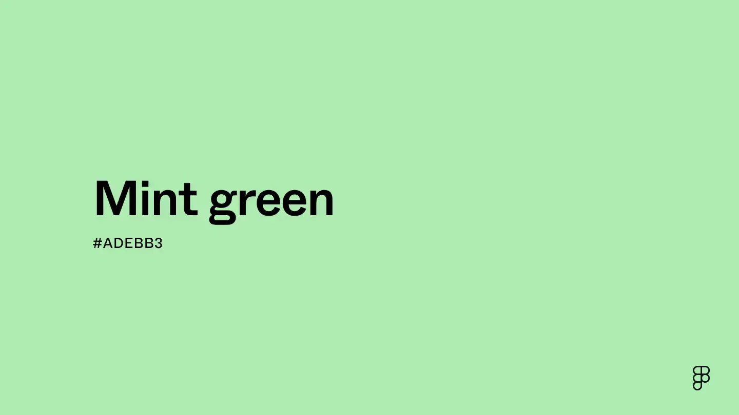Mint green, пример 1