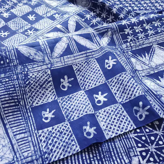 adire fabric, пример 3