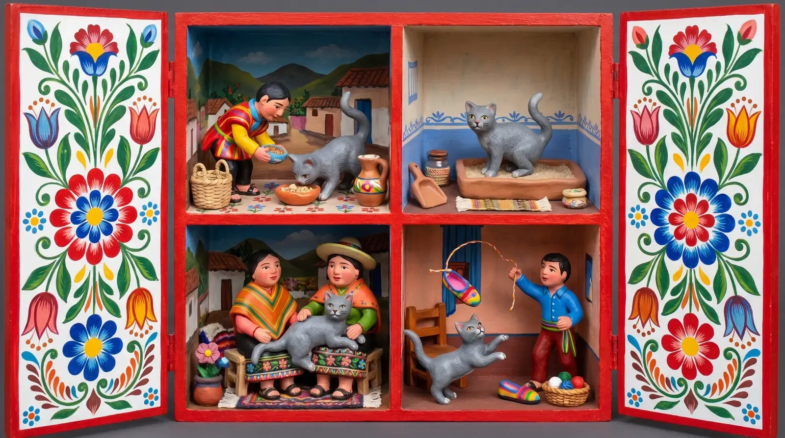 Retablo ayacuchano, пример 1