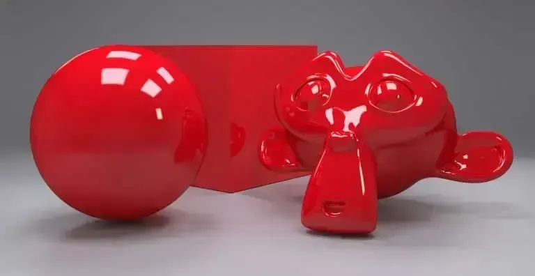 glossy reflections, пример 3